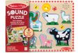 Melissa & Doug Houten geluidenpuzzel Boerderij