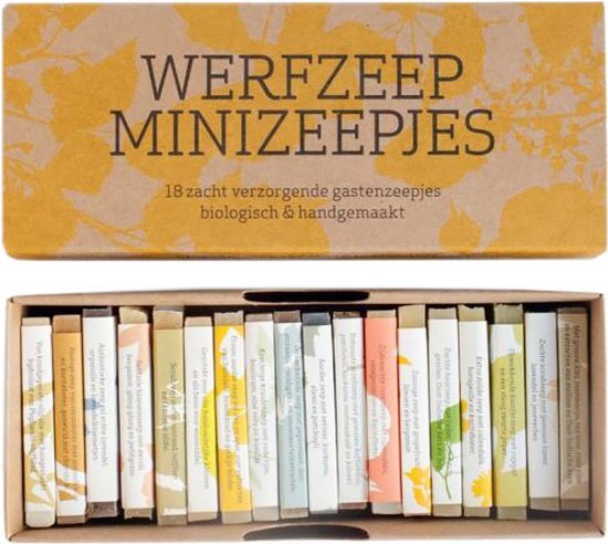 werfzeep Cadeaudoos Met 18 Minizeepjes