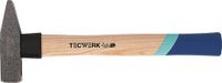 TECWERK Schlosserhamer 300g Steel-L.300mm Hickory m.Nylonbeschermhuls