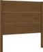 vidaXL Hoofdbord - 81x4x100 cm - Massief Grenenhout - Honingbruin