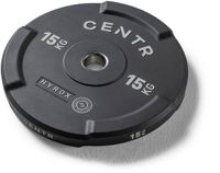Centr x HYROX Hyrox - Interlocking Bumper Plate 15kg - Gewicht Schijf - Sport Gewichten - Fitness - Zwart - Per Stuk
