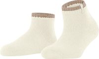 FALKE Cosy Plush gedessineerd wol alpaca sokken dames wit - maat 35-38