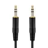 conecto audiokabel, 3,5 mm jack naar 3,5 mm jack, zwart, 1 m