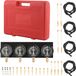 Synchronisation de carburateur, avec 4 disques de synchronisation. Appareil pour le réglage de la synchronisation du carburateur