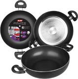 Ibili Deep Induction Frying Pan With 2 Handles 40 cm Silver