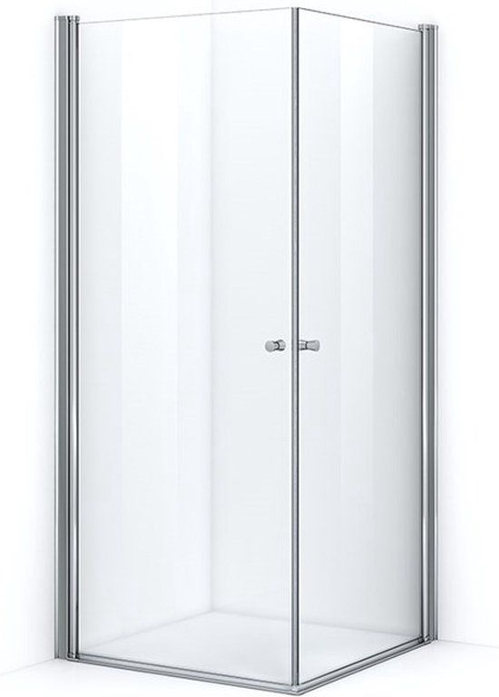 Maxaro Douchecabine Zircon Comfort Helder 90x90cm Vierkant met Draaideur