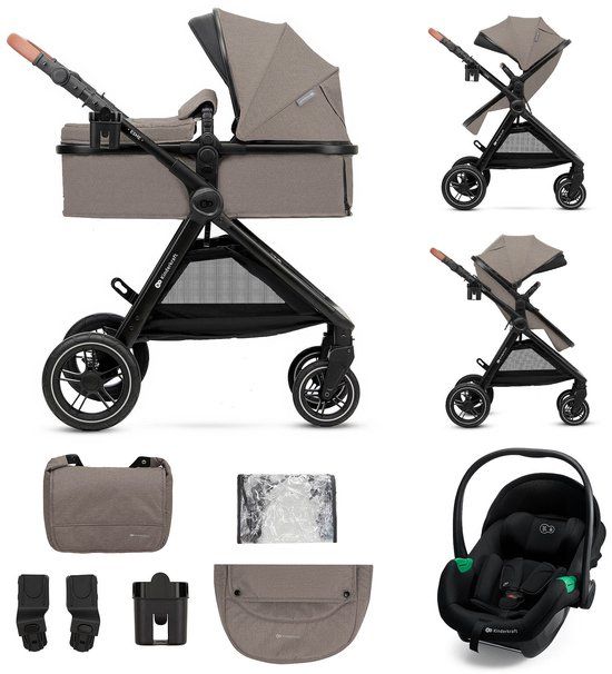 Kinderkraft ESME PRO 3-in-1 Kinderwagen Beige