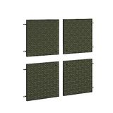 trendteam smart living - Set van 4 deuren highboard - woonkamer - Sentra - afmetingen 60 x 60 x 2 cm - kleur donkergroen