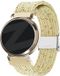 Bandz Gevlochten Nylon Band 14mm Beige Mix voor Garmin Lily 2