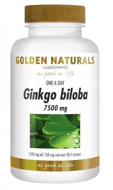 Golden Naturals Ginkgo Biloba 7500 mg Capsules 60 st
