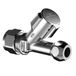 Schell robinet d'arrêt coudé 05931 12x10knel chr