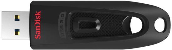 SanDisk Ultra USB Flash Drive - 256GB - USB 3.2 Gen 1 - Black