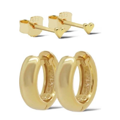 KARMA Jewelry gold plated oorbellen Juna (set van 2)