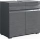 Vicco Fredd Meuble sous lavabo – 60 x 56 cm Anthracite Laqué Brillant