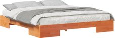vidaXL Bedframe Bruin Massief Grenenhout 200 x 200 cm