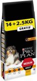 Purina Pro Plan Medium Adult Alimentation Quotidienne avec poulet alimentation pour chien 14 + 2,5 kg