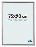 Your Decoration - Cadre photo 75x98 cm - Plastique - Argent - Bordeaux