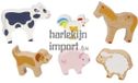 GOKI Houten Boerderijdieren Set