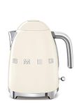 Smeg KLF03CREU Elektrisch waterkoker 50's Style 1.7L, romig