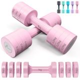 Haltères - Réglable - 2 kg à 5 kg - Poignées antidérapantes - Pour femmes