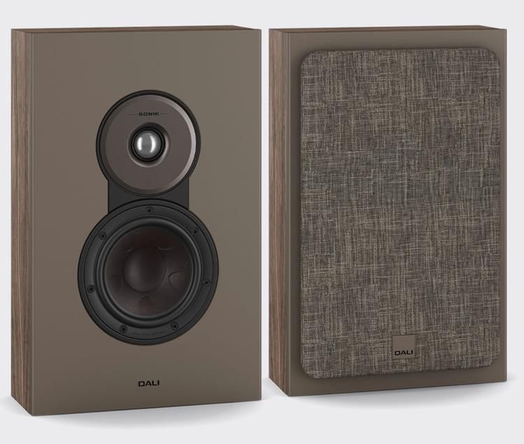 Dali Sonik Walnut On-Wall Hi-Fi Luidsprekers – Compacte Surround/Front (Paar)