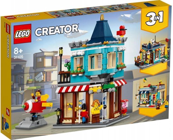 lego Creator 31105 3-in-1 Woonhuis en Speelgoedwinkel