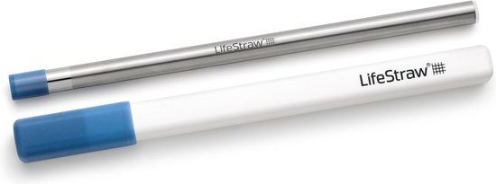 LifeStraw SIP 1 roestvrij stalen waterfilter rietje - Stormy Blue