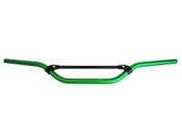 Accossato Stuur van geanodiseerd aluminium, groen met dwarsstang voor Derbi Sm X Treme van 2003 tot 2010 (CC 50), gemiddelde hoogte
