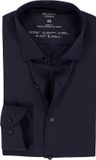 OLYMP 24/7 Level 5 body fit overhemd - tricot - marine blauw - Strijkvriendelijk - Boordmaat: 44