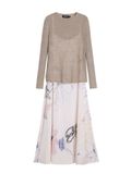 Desigual Vest_kala casual jurk voor dames, Wit., M