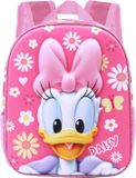 Katrien Duck Rugzak 3D Roze Gebloemd Polyester Kinderen Donald Duck