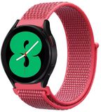 By Qubix Qubix - Sport Loop nylon bandje - Donkerroze - Geschikt voor Xiaomi Redmi Watch 5 Active / Redmi Watch 5 Lite