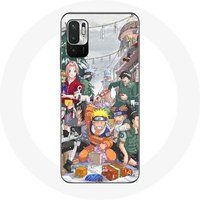 Maniacase Etui voor Xiaomi Redmi Note 10T 5G Naruto Kerstdag Anime Manga