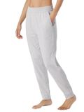 SCHIESSER Mix+Relax loungebroek lang - dames broek lang met manchetten grijs-gemeleerd