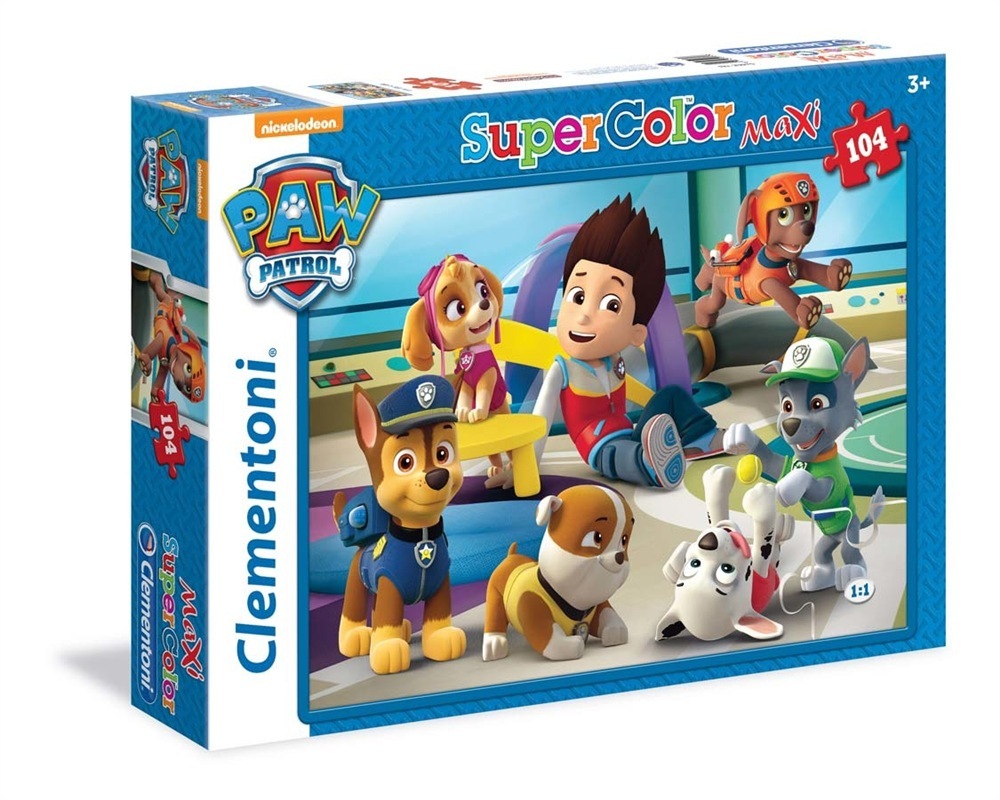 Clementoni Puzzle Maxi 104 pezzi Paw Patrol #01