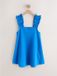 Next - Dames - Mini-jurkje van jersey met borduursels en ruches aan de bandjes - Blauw