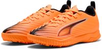 Puma Heren Ultra 6 Play TT Zaalvoetbalschoenen 108542-03 Heat Fire Zwart Rood
