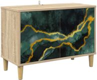 vidaXL Tv-meubel WIJHE 69 x 33 x 50 cm Sonoma Bewerkt hout