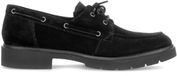 Gabor Dames Loafers Zwart Suède Blokhak 2-3 cm