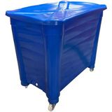 EasyBac Bac de rangement avec couvercle et roues - 115 à 585 l