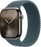 Apple Gevlochten solobandje voor de Apple Watch | 38/40/41/42 mm - Maat 6 - Lake Green