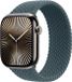 Apple Gevlochten solobandje voor de Apple Watch | 38/40/41/42 mm - Maat 6 - Lake Green