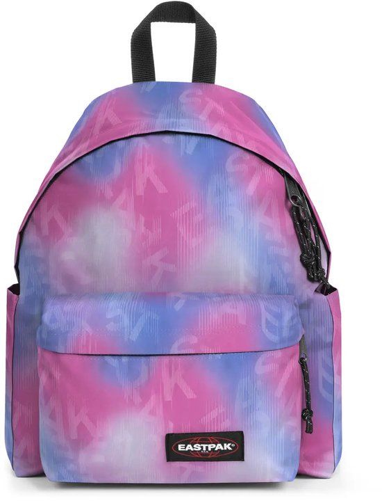 Eastpak Day Pak'r Rugzak - Nylon, 27L, Laptopvak (14 inch), Unisex, Letter Dye Pink/Black