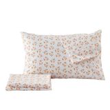 Great Bay Home 4-delige bloemenprint ultrazachte microvezel lakenset. kreukvrij, comfortabel, alle seizoenen beddengoed. (volledige, kleine aquarel bloemen)