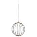 EGLO Mounty LED Raamdecoratie Hangend, Decoratieve Bol, Kerstverlichting, Staal Zwart, Warm Wit, IP44, Ø 40 cm