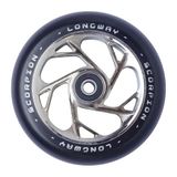 Centrano Longway Centrano Uniseks – Scorpion Scooter Roller voor volwassenen, chroom, 110 mm