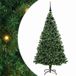 vidaXL Sapin de Noël artificiel Vert 180 cm PVC et Acier et Plastique