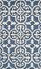 Safavieh Vloerkleed Meryll wol Navy blauw 122 x 183 cm