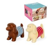 Fisura - originele zout- en pepervaatjes "honden" tafelzout- en peperset