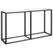 VidaXL Wandtafel 140x35x75,5 cm gehard glas transparant
